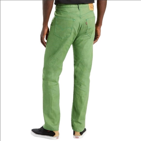 Levi’s 501 Green Button Fly Jeans SZ 33 x 30 - Picture 8 of 8